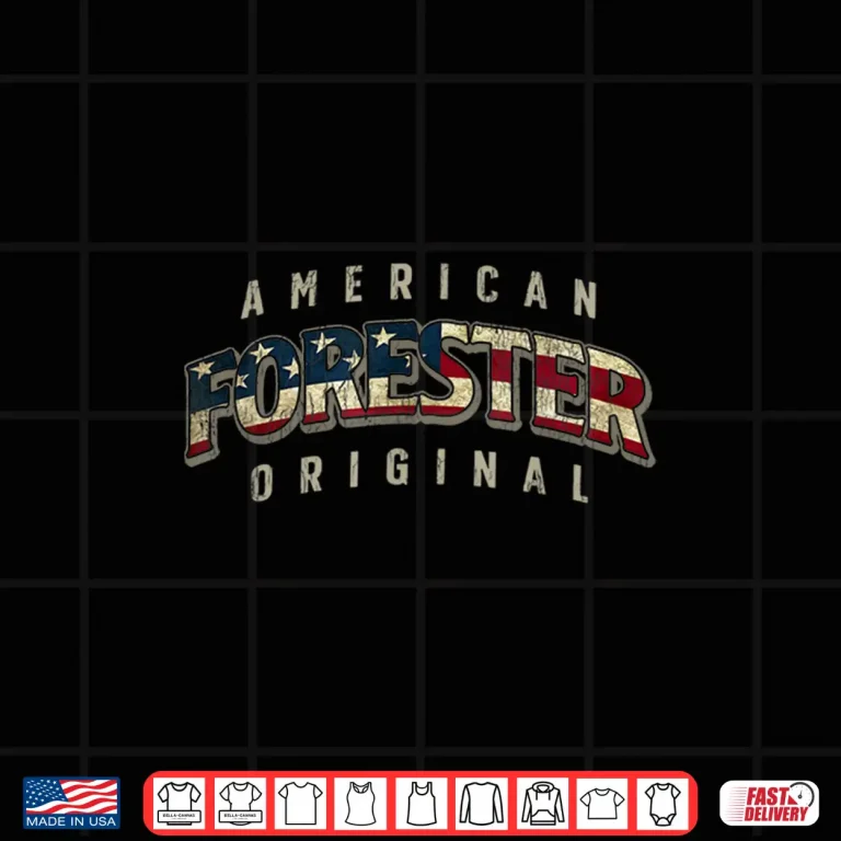 Design Forester American Original Flag Patriotic Heritage Shirt