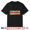 Forester Profession Birthday Worker Idea Graphic Shirt