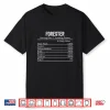 Forester Nutrition Facts Information Professional Graphic Shirt