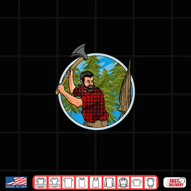 Design Lumberjack Forester Woodworker Tree Logger Heritage Shirt