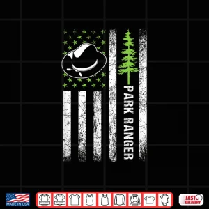 Retro Ranger Park American Flag Forest Nature Shirt 4 Design Retro Ranger Park American Flag Forest Nature Shirt
