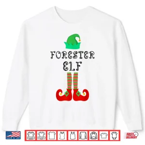 Sweatshirt Forester Elf Family Matching Christmas Funny Gift Pajama Shirt