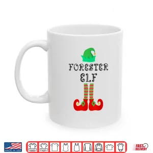 Mug Forester Elf Family Matching Christmas Funny Gift Pajama Shirt