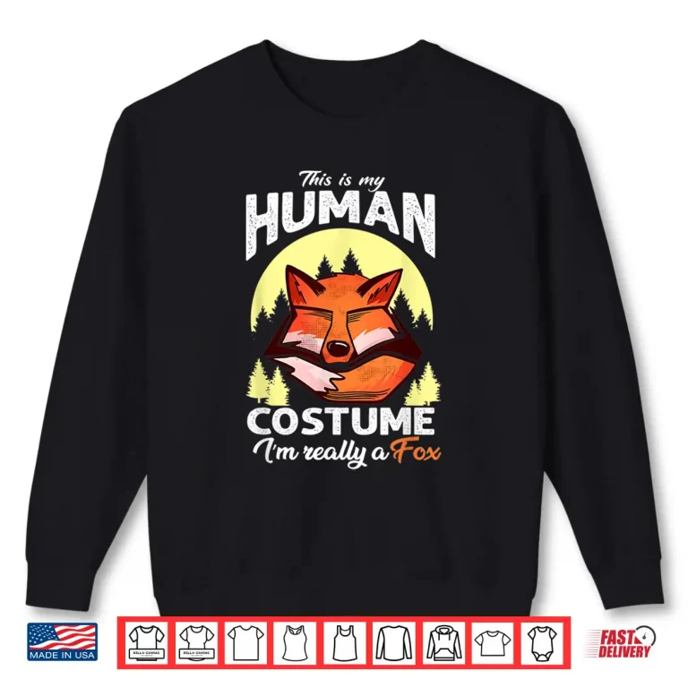 Fox Wildlife Ranger Forester Funny Costume Shirt 2 Sweatshirt Fox Wildlife Ranger Forester Funny Costume Shirt