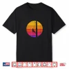 Retro Sunset 80’S Arborist Lumberjack Tree Cutter Gift Shirt