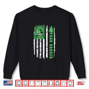 Ranger Park Forest Usa American Flag Forester Nature Trees Shirt 2 Sweatshirt Ranger Park Forest Usa American Flag Forester Nature Trees Shirt
