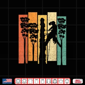 Design Retro Tree Surgeon Logger Forester Vintage Arborist Shirt