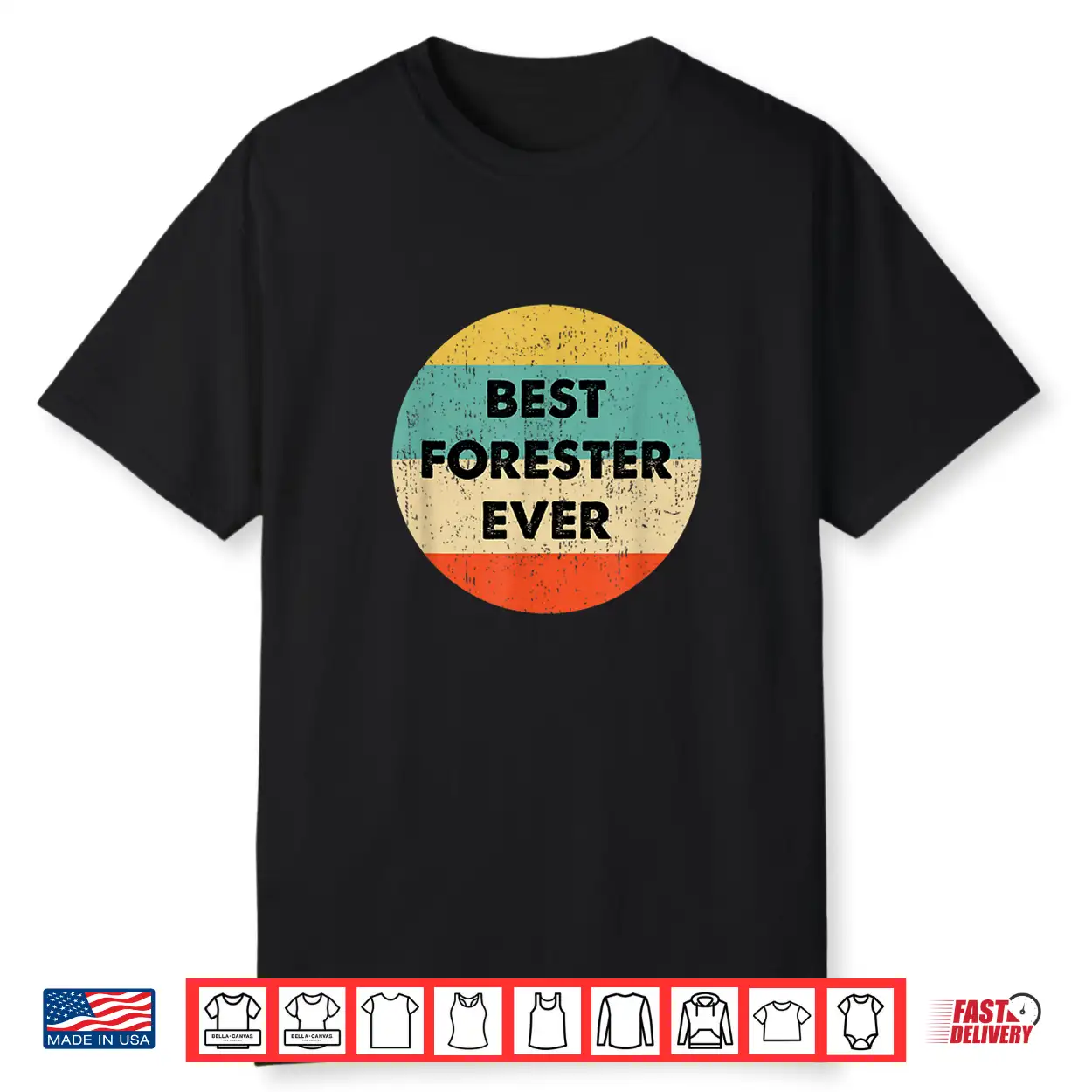 Best Forester Ever Professional Minimalist Graphic Shirt Best Forester Ever Professional Minimalist Graphic Shirt
