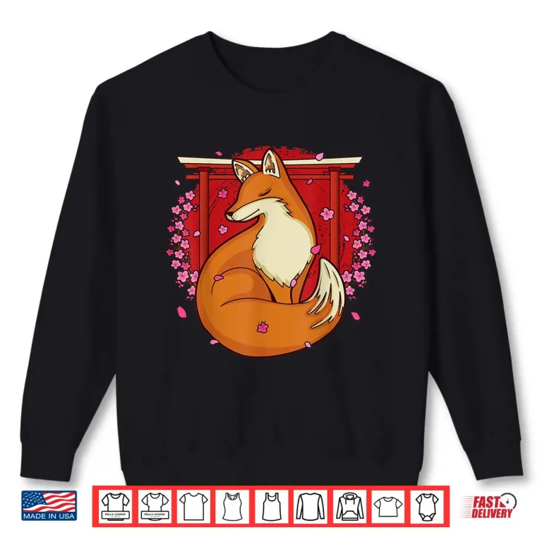 Sweatshirt Cute Fox Lover Wildlife Animal Nature Aesthetic Shirt