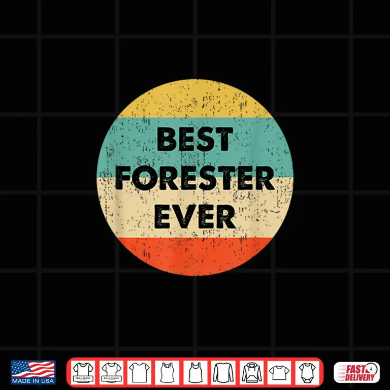 Design Best Forester Ever Professional Minimalist Graphic Shirt