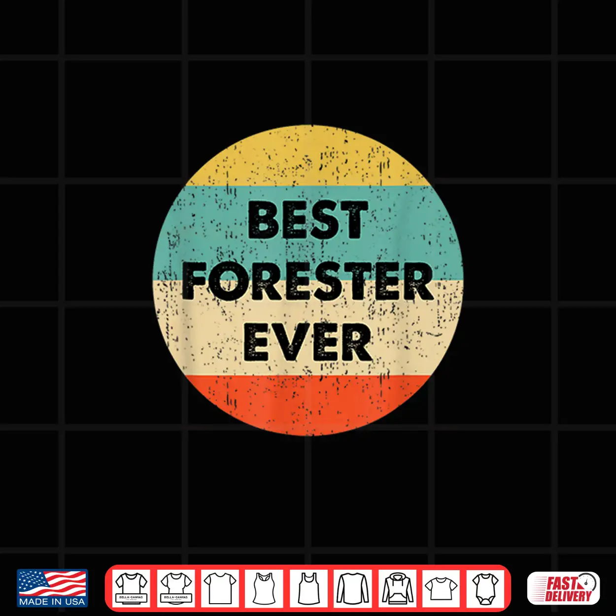 Best Forester Ever Professional Minimalist Graphic Shirt Best Forester Ever Professional Minimalist Graphic Shirt
