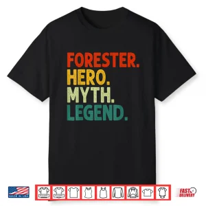 Forester Hero Myth Legend Vintage Professional Graphic Shirt