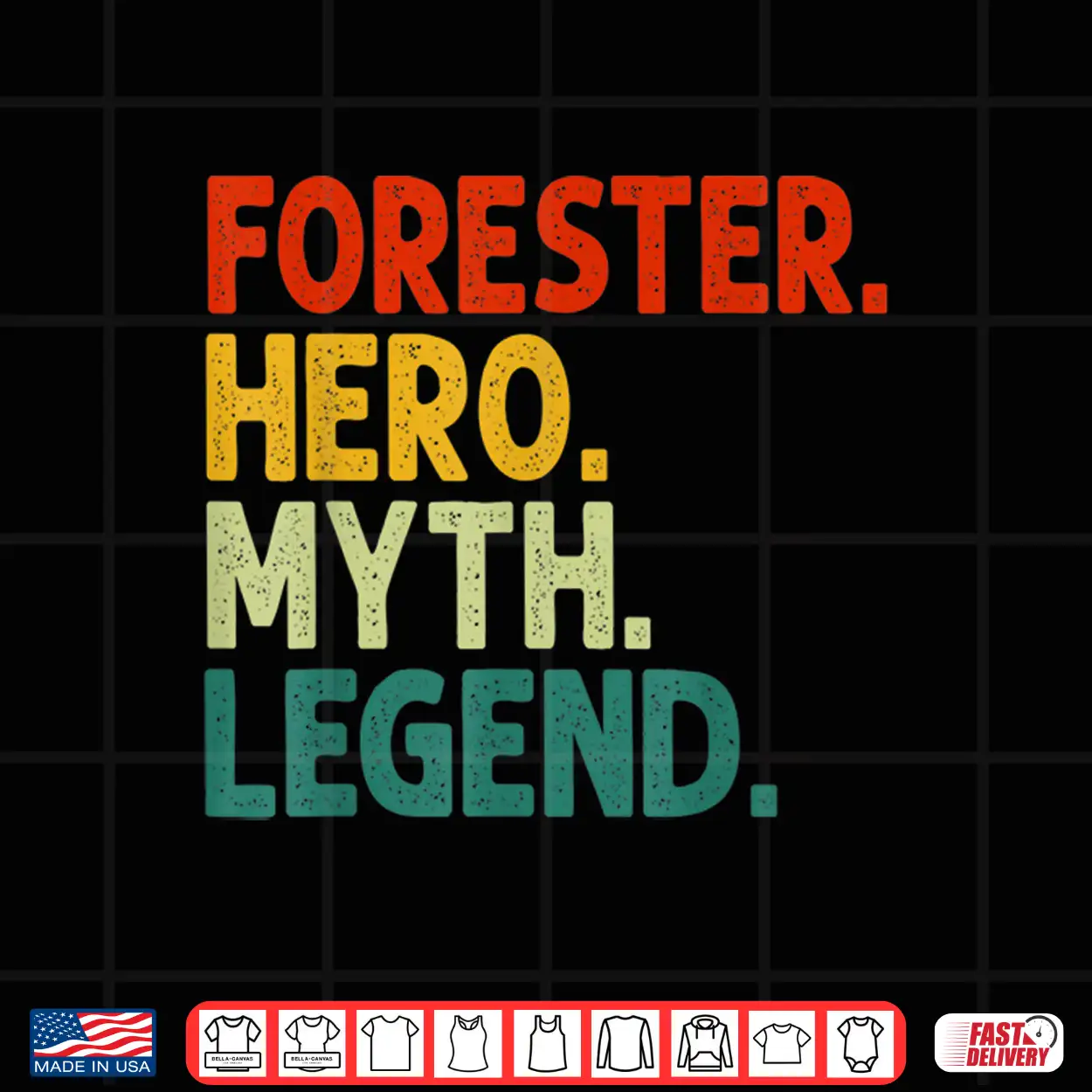 Forester Hero Myth Legend Vintage Professional Graphic Shirt Forester Hero Myth Legend Vintage Professional Graphic Shirt