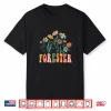 Retro Groovy Floral Wildflower Nature Aesthetic Shirt