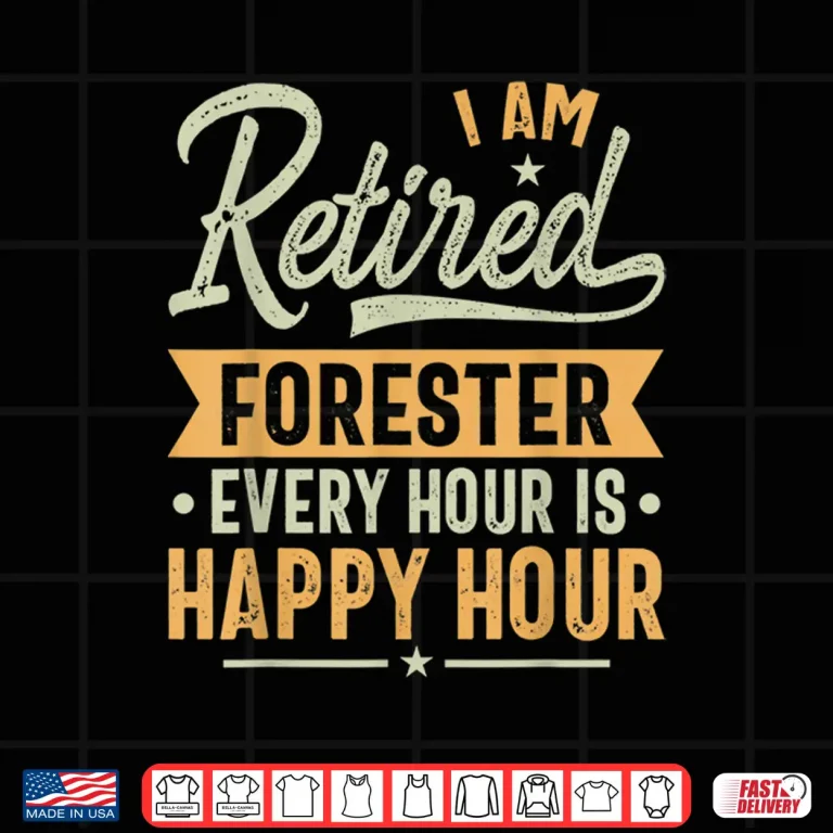 Design Retired Forester Achievement Heritage Professional Shirt