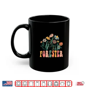 Mug Retro Groovy Floral Wildflower Nature Aesthetic Shirt