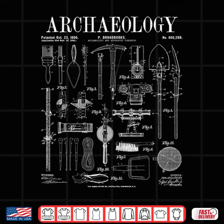 Design Archaeology Student Field Kit Vintage Patent Art Shirt