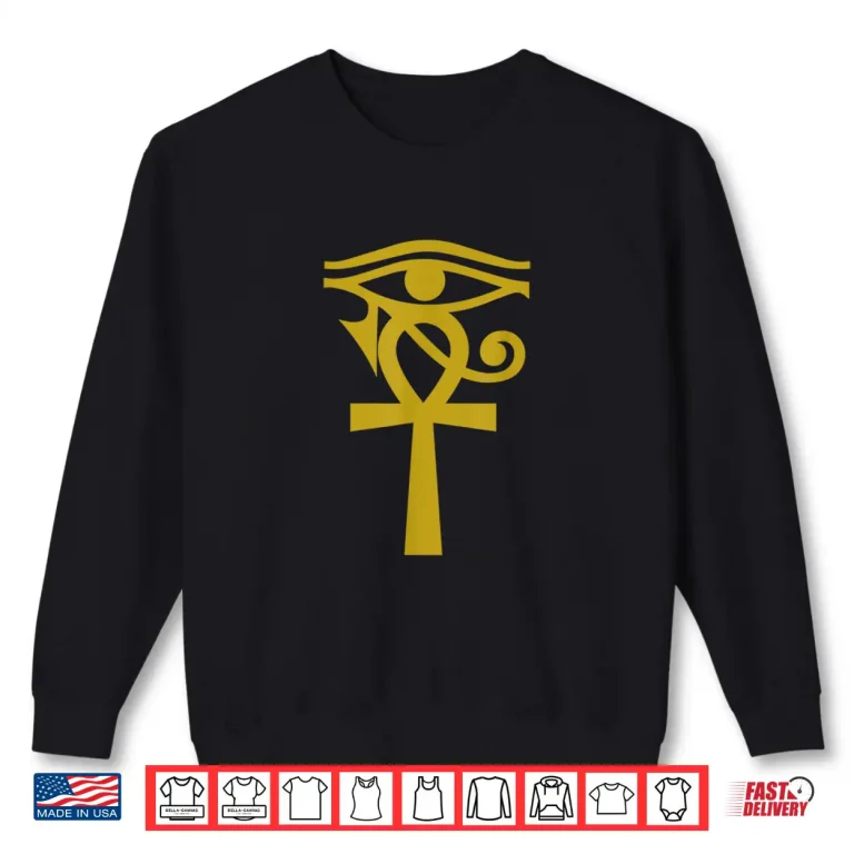 Sweatshirt Egyptian Eye Of Horus Ankh Egypt Historical Shirt