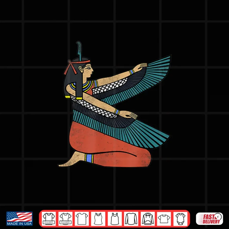 Design Egyptian Goddess Maat Love Egypt Historical Graphic Shirt