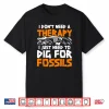 Paleontology Paleontologist Fossils Scientific Graphic Shirt
