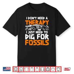 Paleontology Paleontologist Fossils Scientific Graphic Shirt