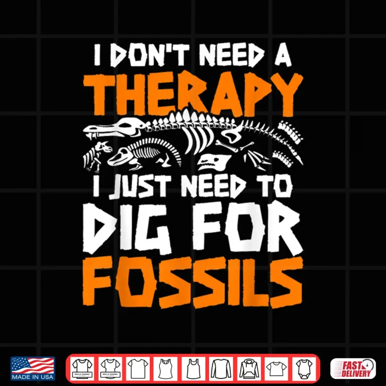 Design Paleontology Paleontologist Fossils Scientific Graphic Shirt
