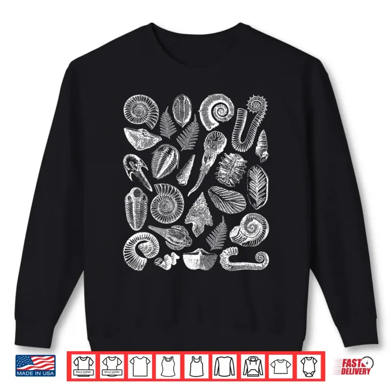 Sweatshirt Retro Fossil Trilobite Paleontology Science Teacher Shirt