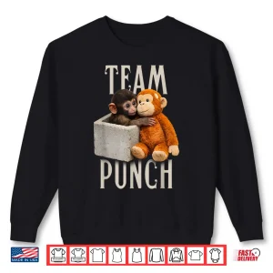 Baby Monkey Team Punch Viral Character Graphic Shirt 2 Sweatshirt Baby Monkey Team Punch Viral Character Graphic Shirt