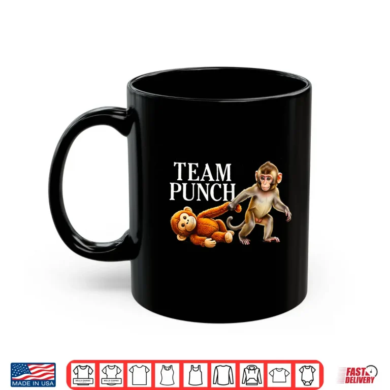 Mug Baby Monkey Team Punch Little Punch Big Love Shirt