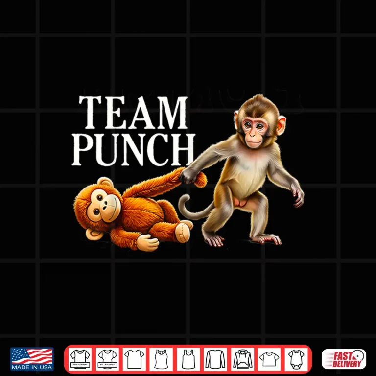 Design Baby Monkey Team Punch Little Punch Big Love Shirt