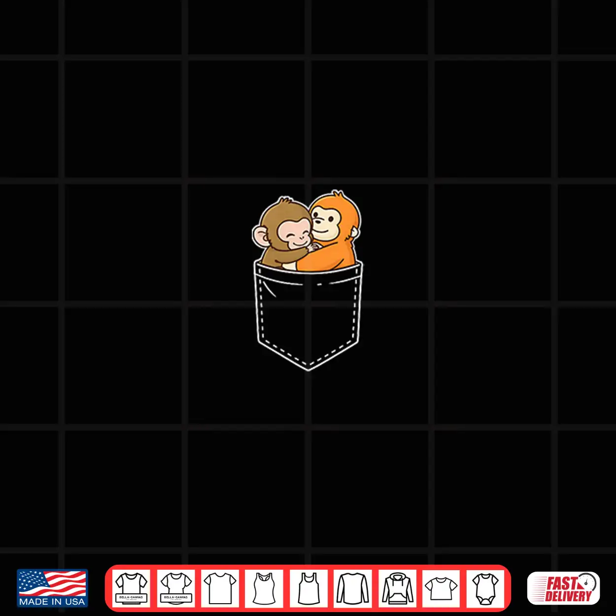 Baby Monkey Punch And Ora Mama Viral Graphic Shirt Baby Monkey Punch And Ora Mama Viral Graphic Shirt