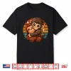 Cute Baby Monkey Hugging Plush Toy Animal Lover Shirt