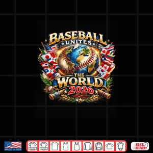 Baseball Unites The World Global Fan Graphic Shirt 3 Design Baseball Unites The World Global Fan Graphic Shirt