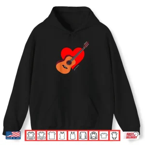 Hoodie I Love My Guitar Musical Instrument Student Graphic Shirt