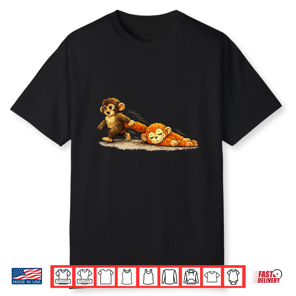 Monkey Punch Baby Graphic Little Punch Big Love Shirt Monkey Punch Baby Graphic Little Punch Big Love Shirt