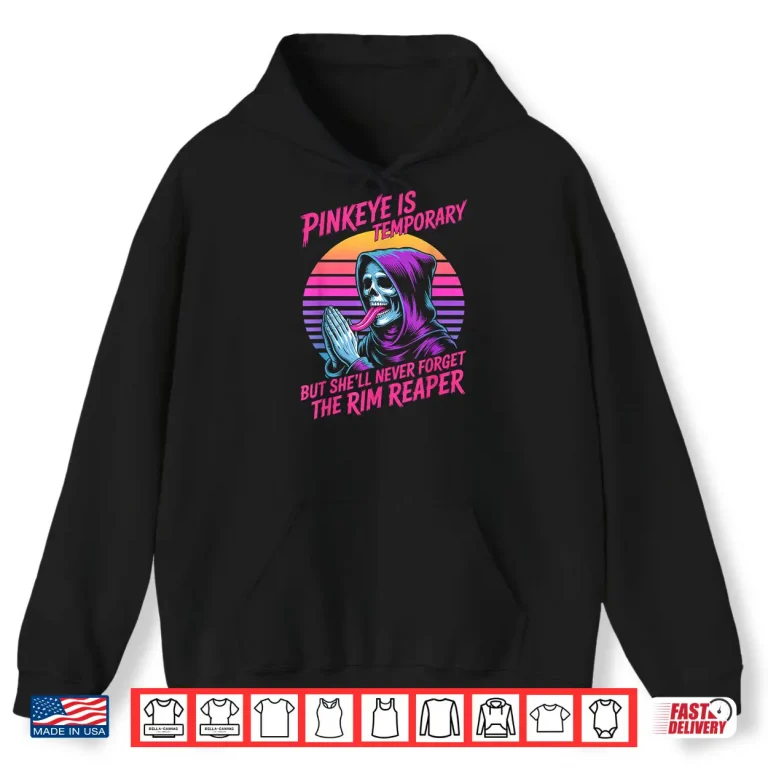 Hoodie Rim Reaper Sarcastic Humor Edgy Graphic Design Shirt