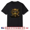 Royal Cosmic Crest Emblem Artistic Graphic Design Shirt