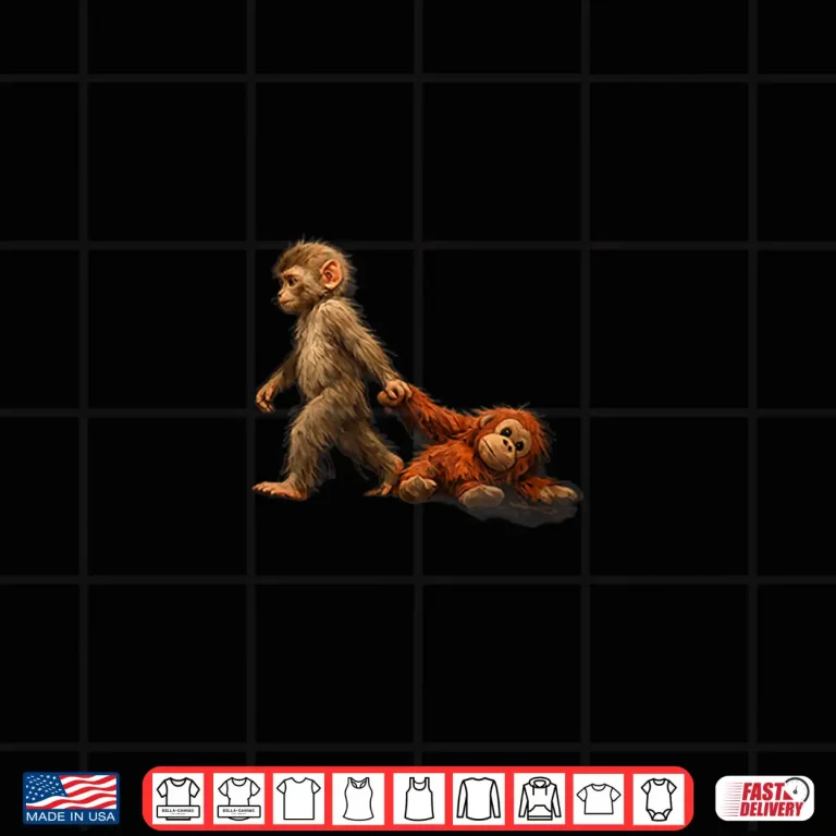 Design Punch The Monkey Plush Toy Viral Macaque Sensation Shirt