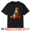 Sad Monkey Punch Meme Sitting On Orange Toy Shirt