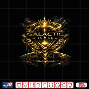 Design Royal Cosmic Crest Emblem Artistic Graphic Design Shirt