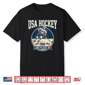 Usa Hockey Nineteen Eighty Historical Sports Graphic Shirt