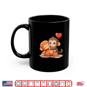 Mug Cute Baby Monkey Punch Sad Little Punch Big Love Shirt