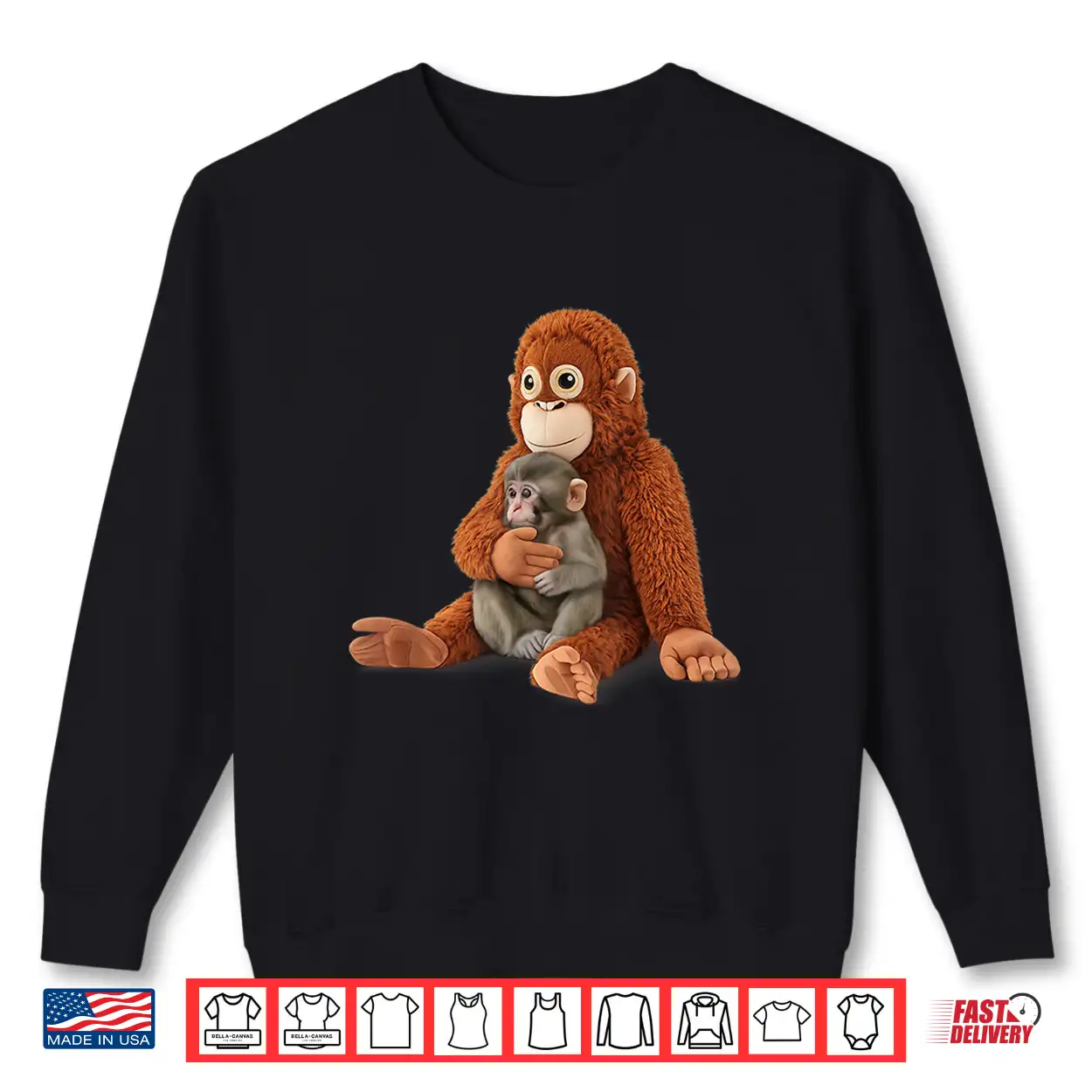 Monkey Punch Baby Graphic Little Punch Big Love Tee Shirt Monkey Punch Baby Graphic Little Punch Big Love Tee Shirt