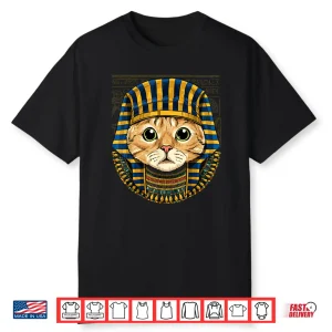 Cat Egyptian Pharaoh Historian Archaeologist Graphic Shirt