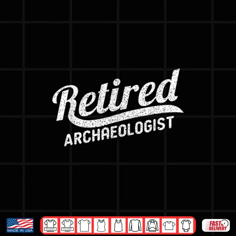 Design Classic Retirement Retro Retired Archaeologist Achievement Shirt