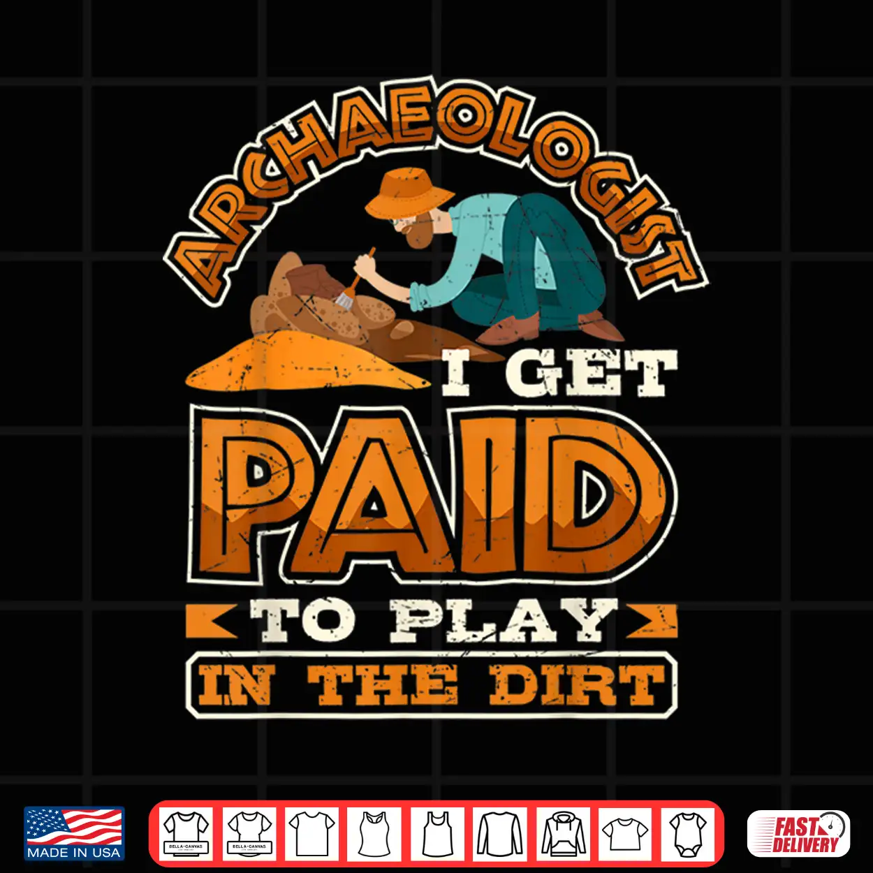 I Get Paid To Play In The Dirt Professional Pun Shirt I Get Paid To Play In The Dirt Professional Pun Shirt