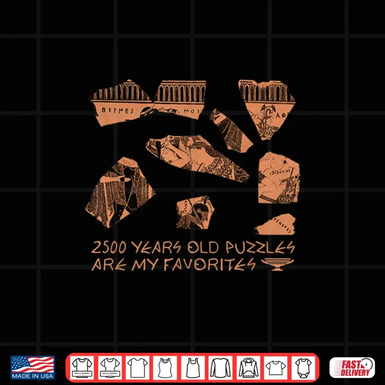 Design Ancient Greek Vase Fragment Historian Professional Shirt