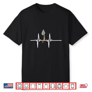 Archaeologist Heartbeat Dig Tools Professional Costume Shirt