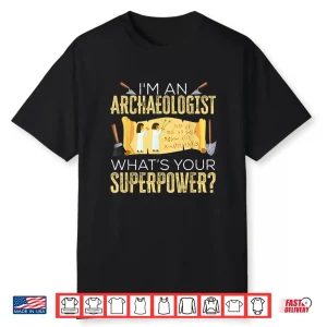 Archaeology Archaeologist Professional Minimalist Design Shirt