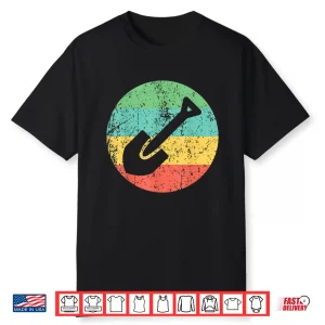 Archaeologist Vintage Retro Spade Shovel Graphic Shirt